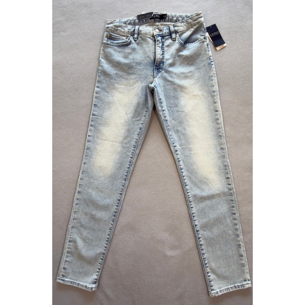 NWT Lauren Ralph Lauren Women's Curvy Mid-Rise Skinny Leg Jeans Size 6 - Picture 4 of 10
